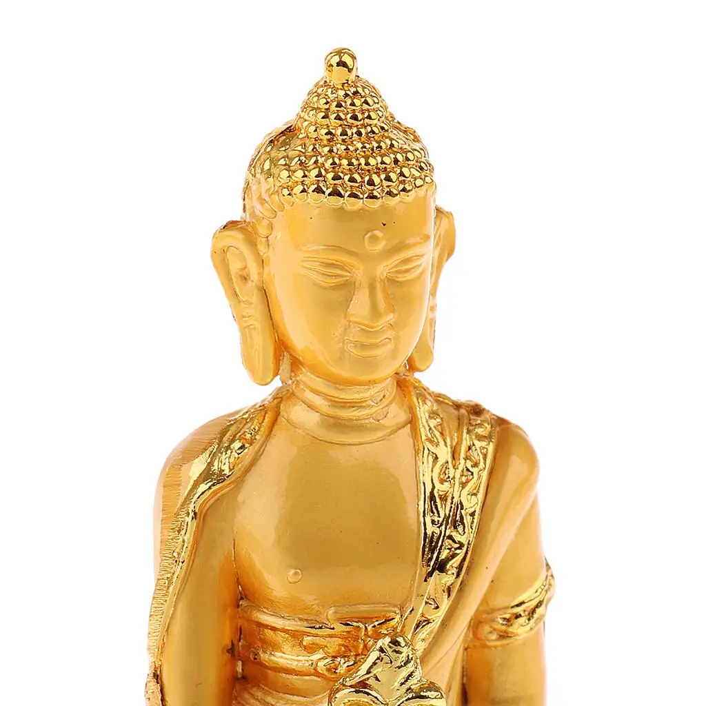 Meditation Buddha Statue Religion Sculpture Buddhist Pharmacist Figurine Bless Family Home Efficacious Protection