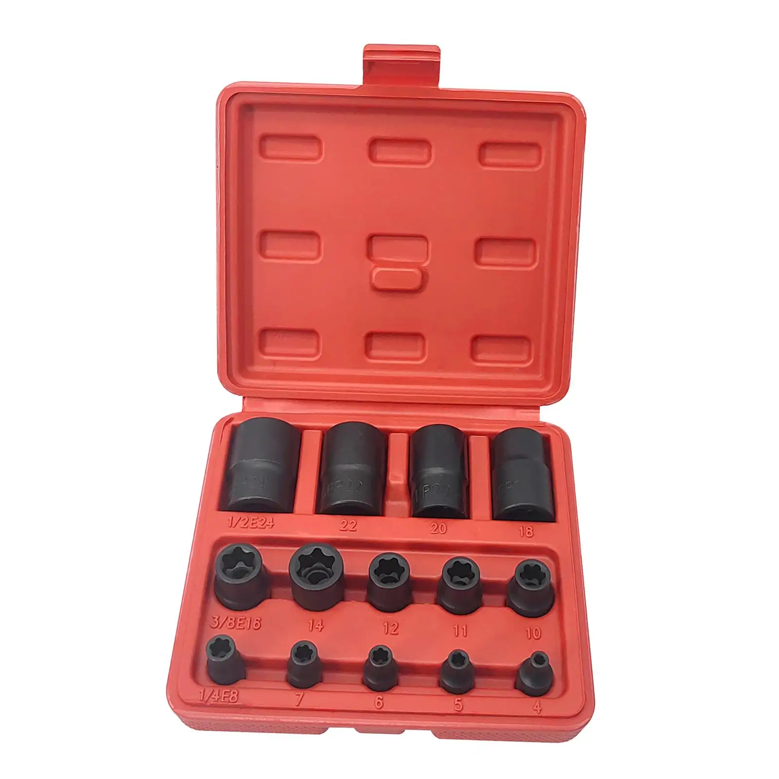  Set, 1/4inch -, 3/8inch EP11-Ep16, with Carry Case, Portable External  Set, 1/2inch EP18-Ep2 Female  Set