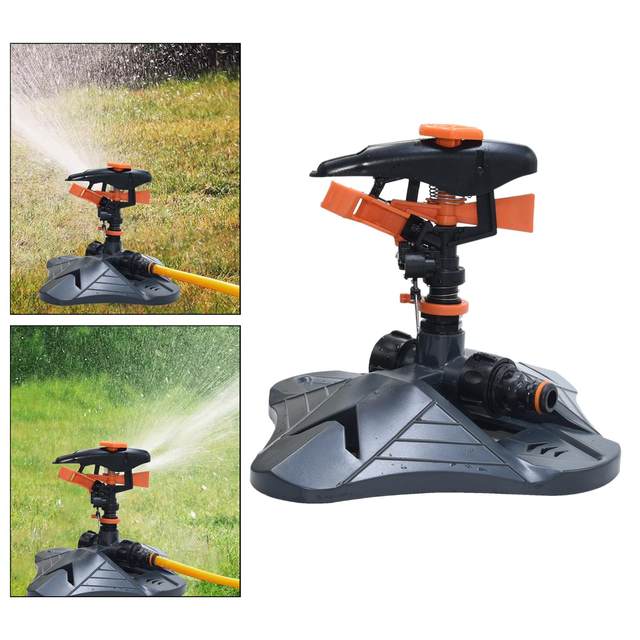 Water Sprinkler Rotating Upgrade Adjustable Lawn Sprinkler Garden Tool Garden Hose Sprinkler for Plants Garden Lawn Yard