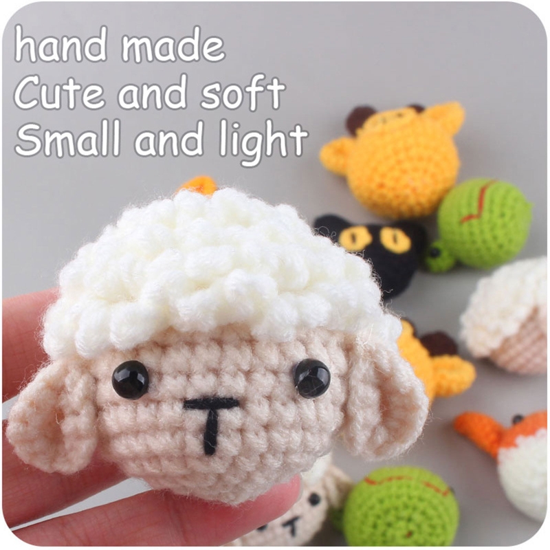 Handgemachtes Häkeltier für den Kopf, Strickperlen, DIY, Baby-Schnullerkette, kaubar, A2UB – Detail 3