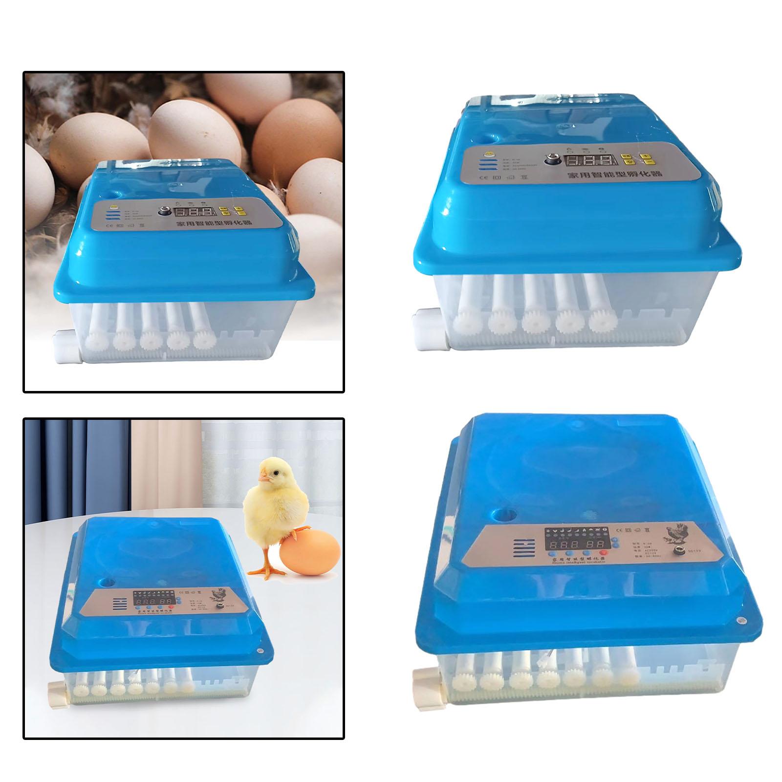 Egg Incubator for Chickens with Automatic Egg Turning Temperature Control Hatcher Machine for Quail Duck Goose Pigeon Farm