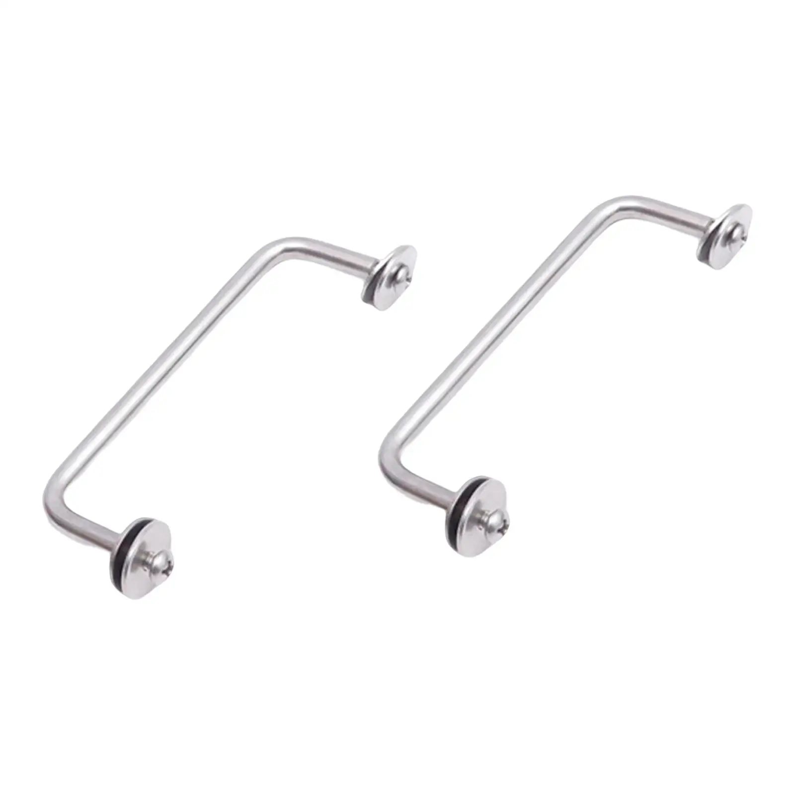 2Pcs Scuba Diving Buttplate Handle Stainless Steel for Underwater Sports