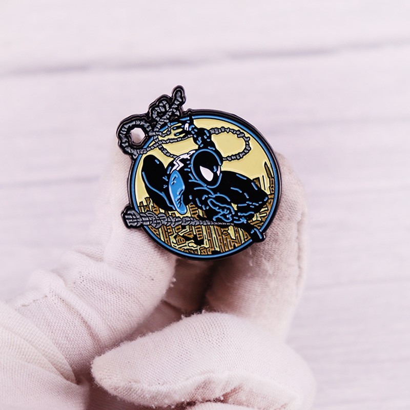 Coole Manga Comic Hero Emaille Pin Brosche Abzeichen Rucksack Kragen Pins Hut Schmuck Accessoires Geschenke – Detail 4