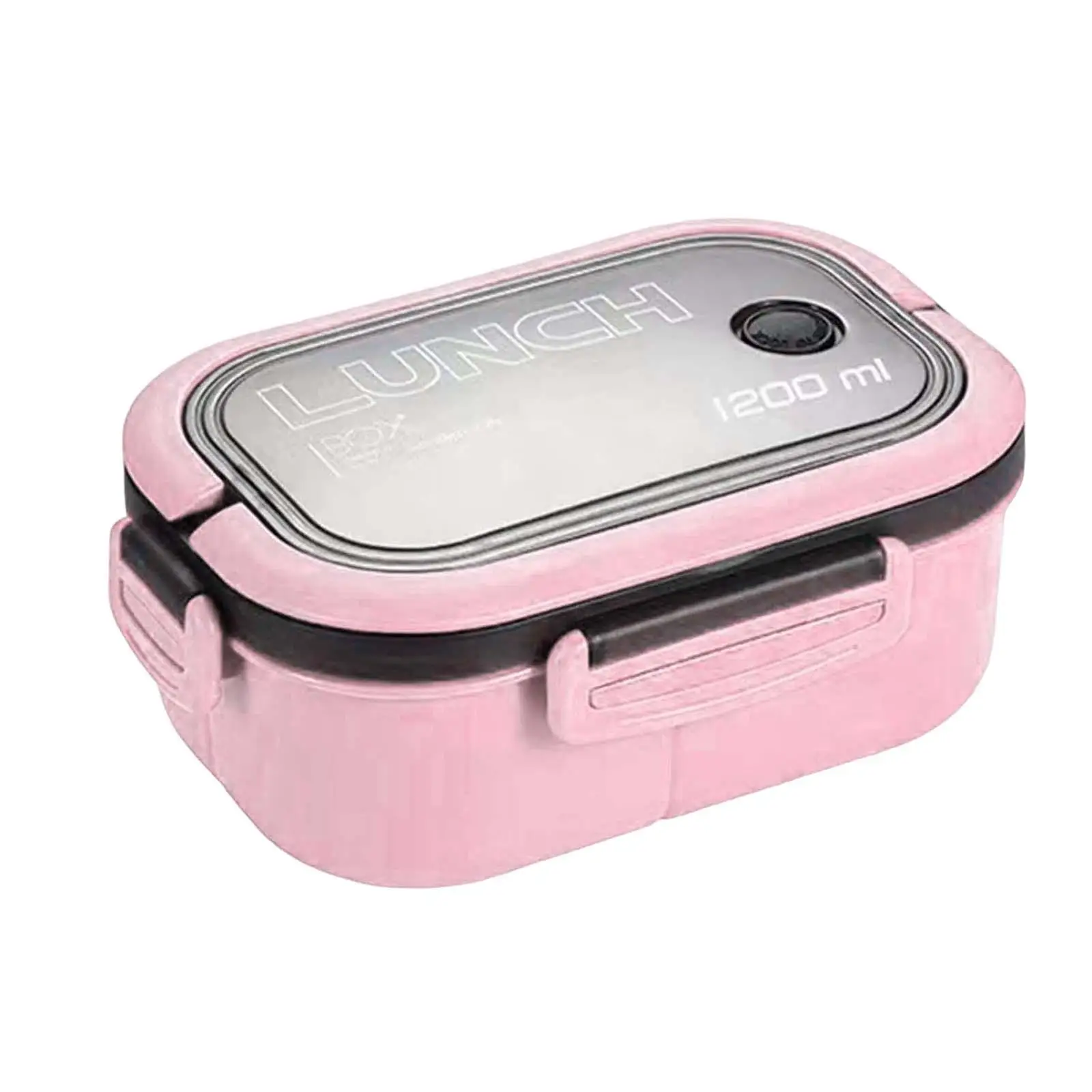 1200ml Bento Box Lunch Container 2 Layers 3 Compartment for Kids Adults