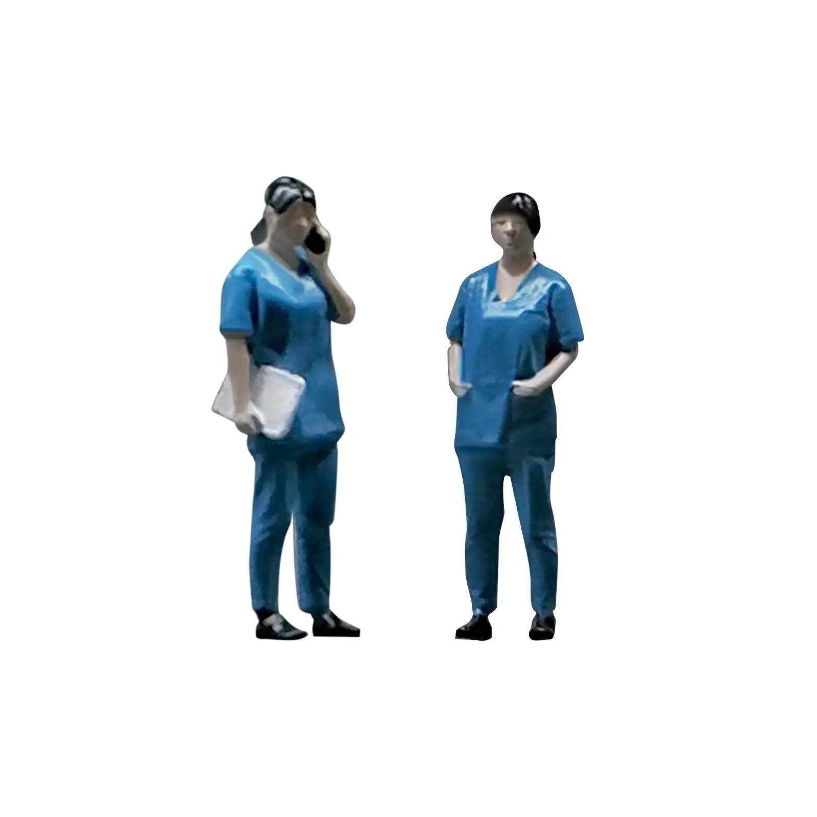 Resin 1:64 People Figurine Tiny Accessories Figure Model for Scenes Train