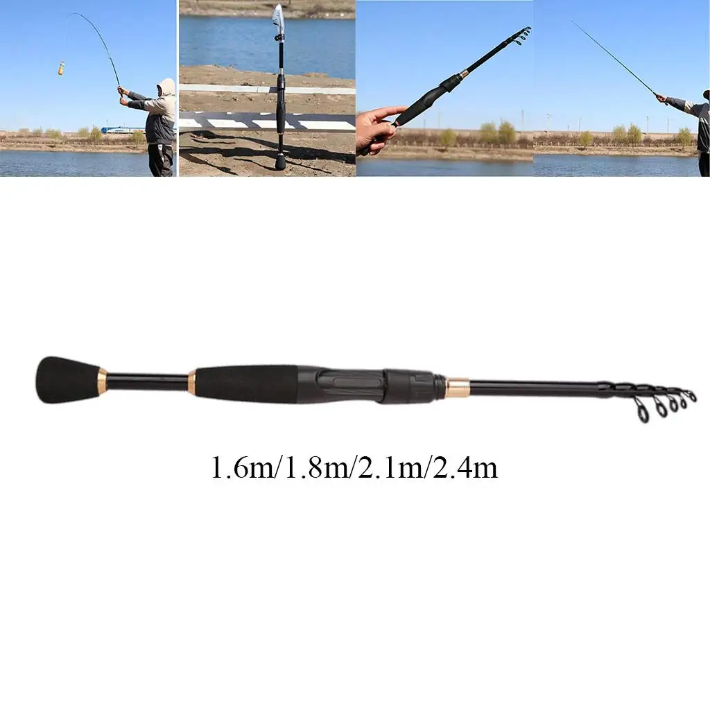 Fishing Rod Portable Telescopic Fishing Pole for Inshore Fishing Steelhead