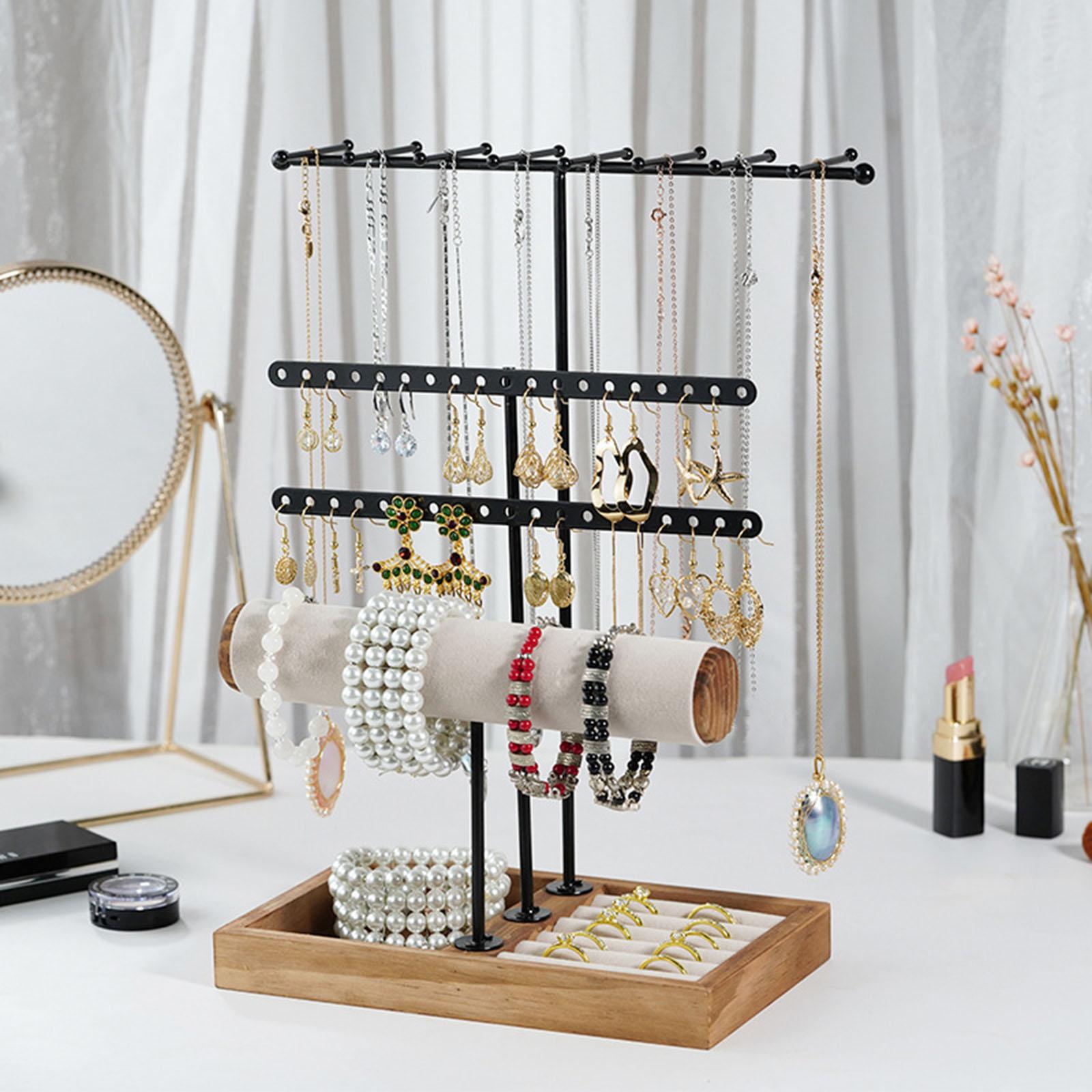 4 Layers Jewelry Display Stand for Live Broadcast Photography Dormitory