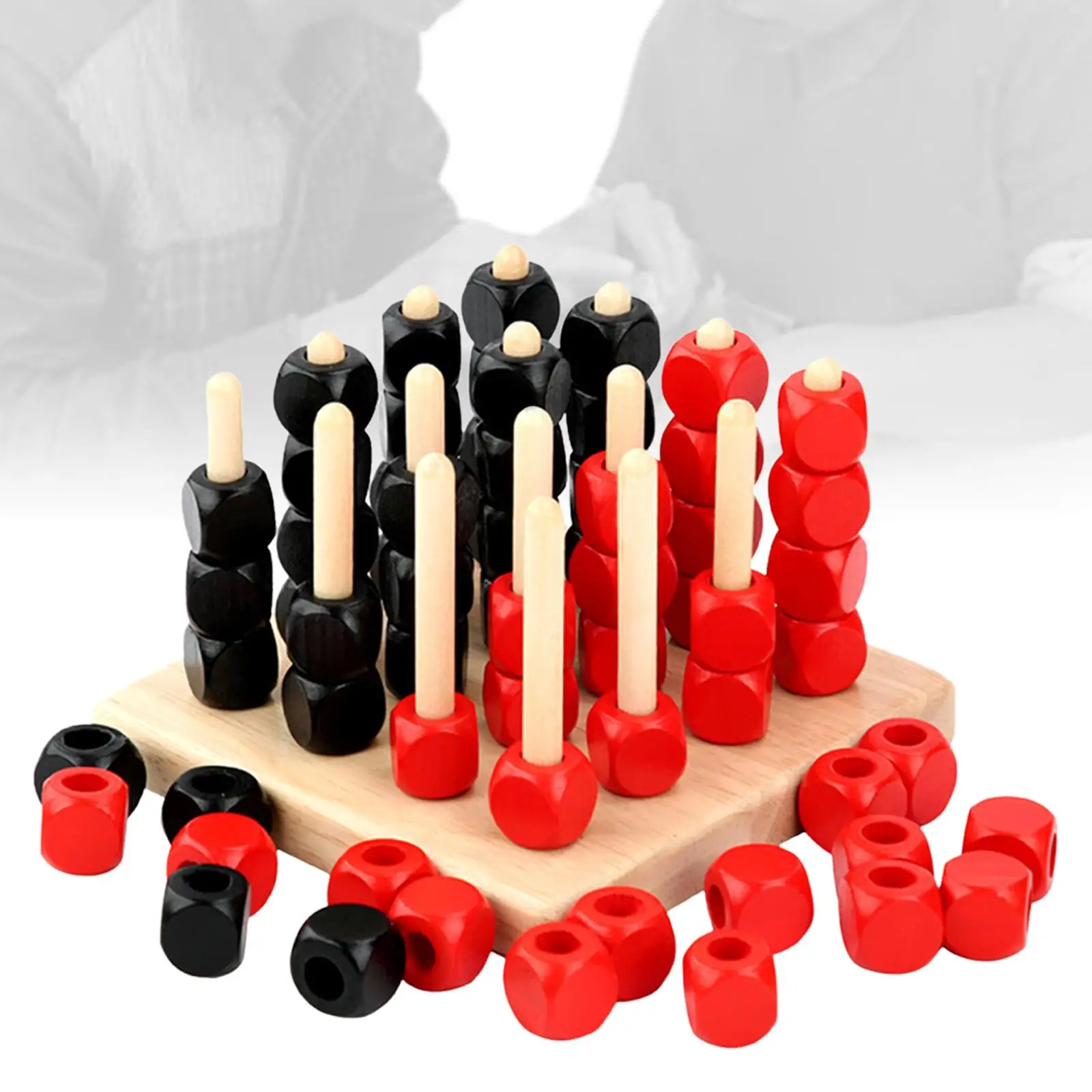 Montessori Game Chess Toys Early Learning Educational Toy Party Favors Chess Board Game 3D Game for Kids Boy Birthday Gifts