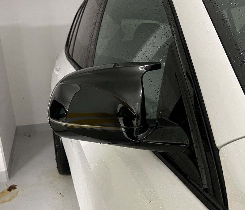For BMW X3 G01 X4 G02 X5 G05 X6 G06 X7 G07 2018 2019 2020 M Style Black Rearview Mirror Cover X3M Look