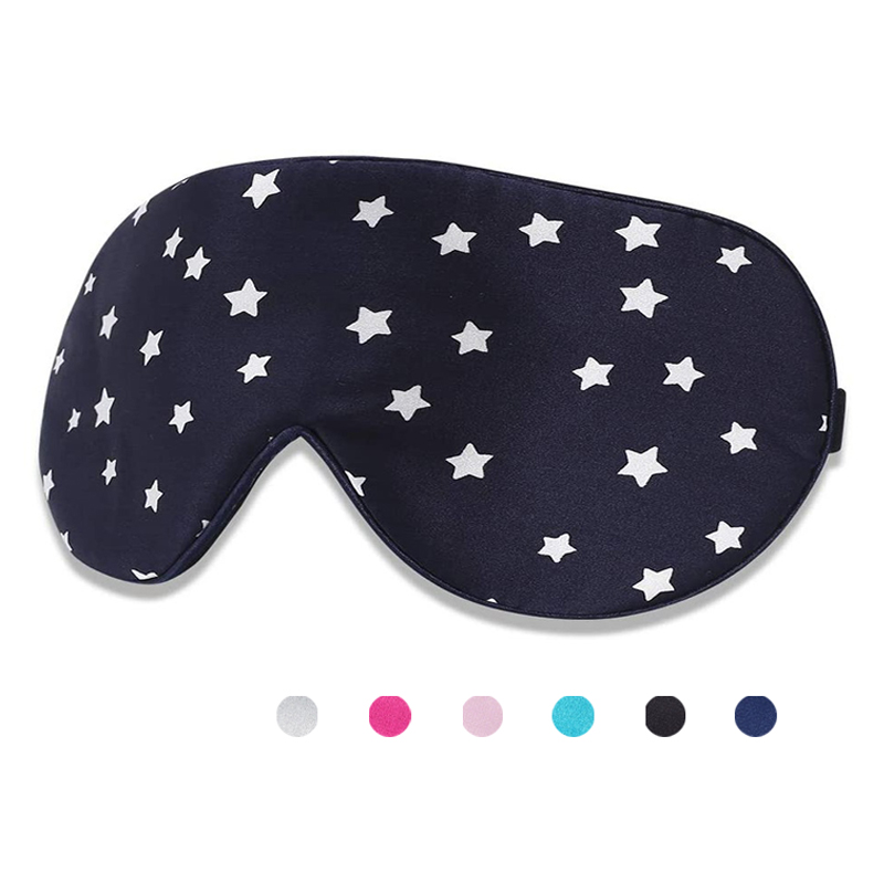 Best of Adjustable Silk Star Spot Sleep Mask Lunch Break Travel Home Sleep Aid Eyeshade Men And Women Sleeping Eye Mask Eye Shade Cover Reviews & Tips