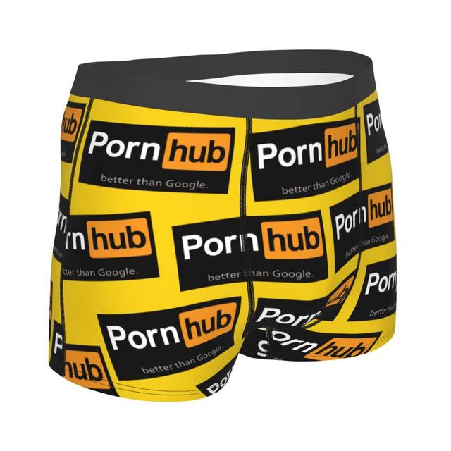 Pornhub Logo Merchandise Man s Boxer Briefs Highly Breathable