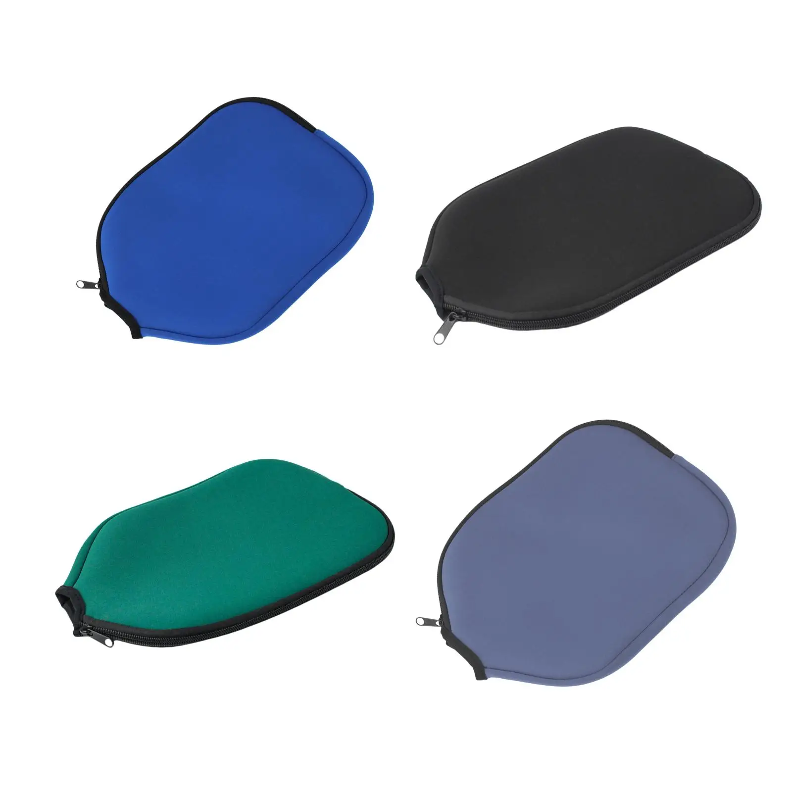 Neoprene Paddle Cover Racket Sleeve Storage Protective Sleeve Accessories Holder Dustproof Zipper Pouch Pickleball Head Cover