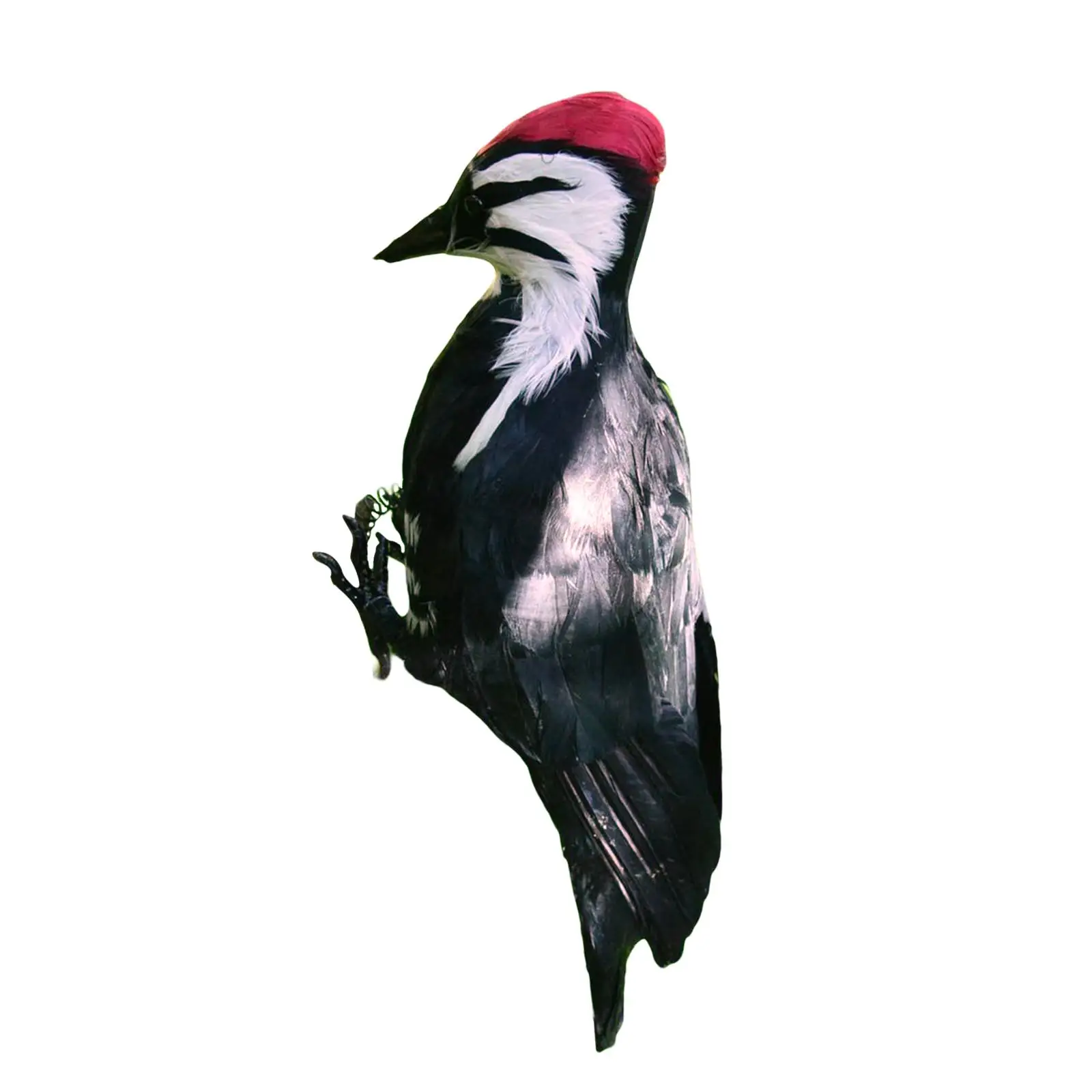 Simulation Woodpecker Bird Toys Artificial Handcrafted Art Spring Model Statue Sculpture for Home Yard Garden Decor Ornament