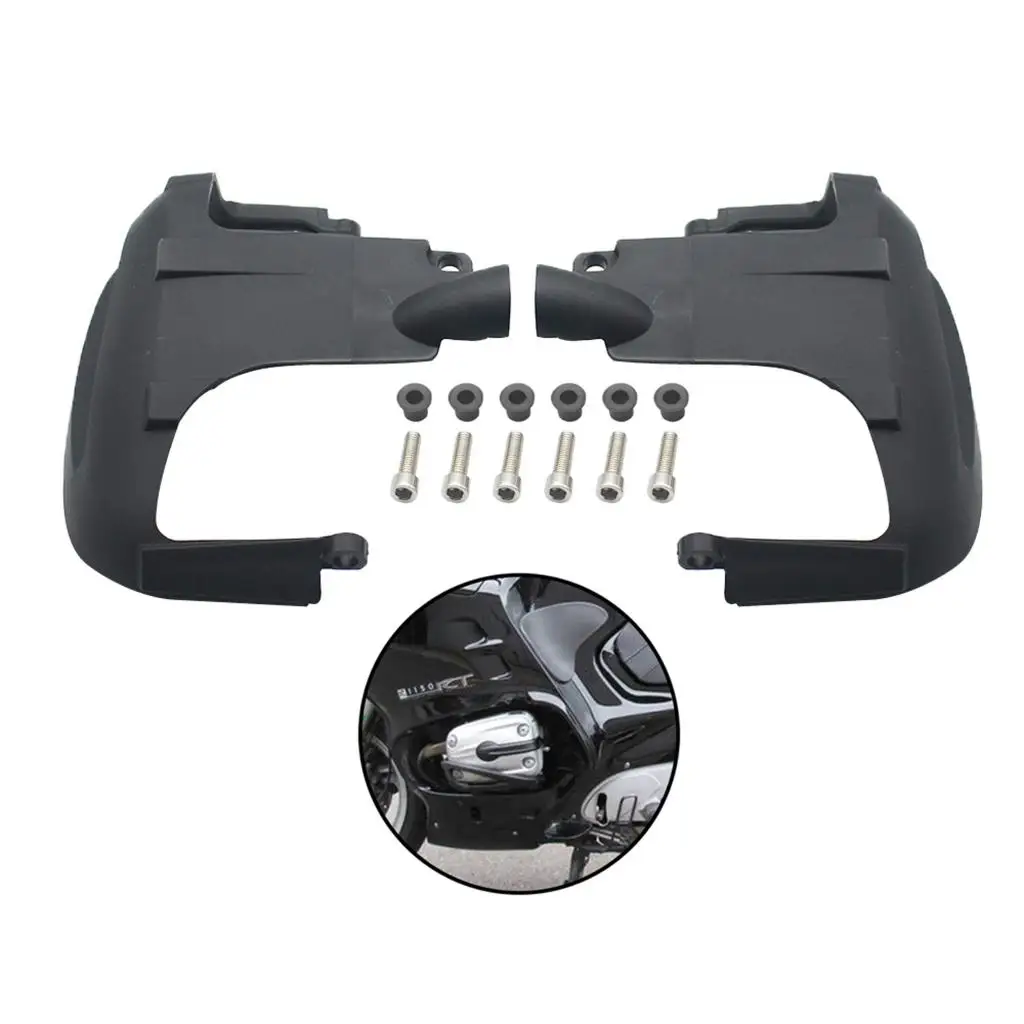 Motorcycle Cylinder Head Side  Guard Black Protective 