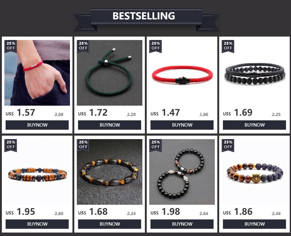 2 Teile/para Seil Armband Mann Weibliche Schwarz Onyx Stein Perlen Braclet Valentinstag Braslet Für Liebhaber Yoga Charme Brazalete joias – Detail 1