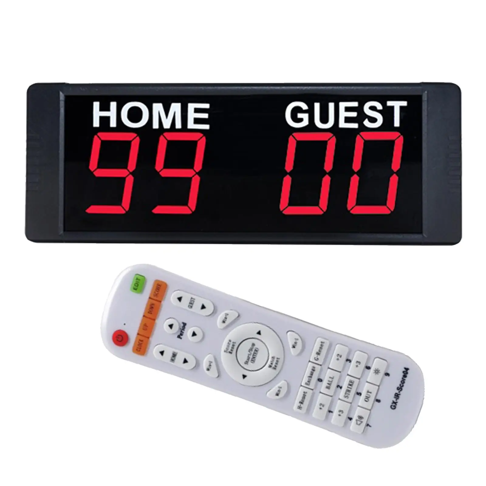 Wall Mounted Electronic Digital Scoreboard for Basketball Soccer Boxing Sports EU Plug