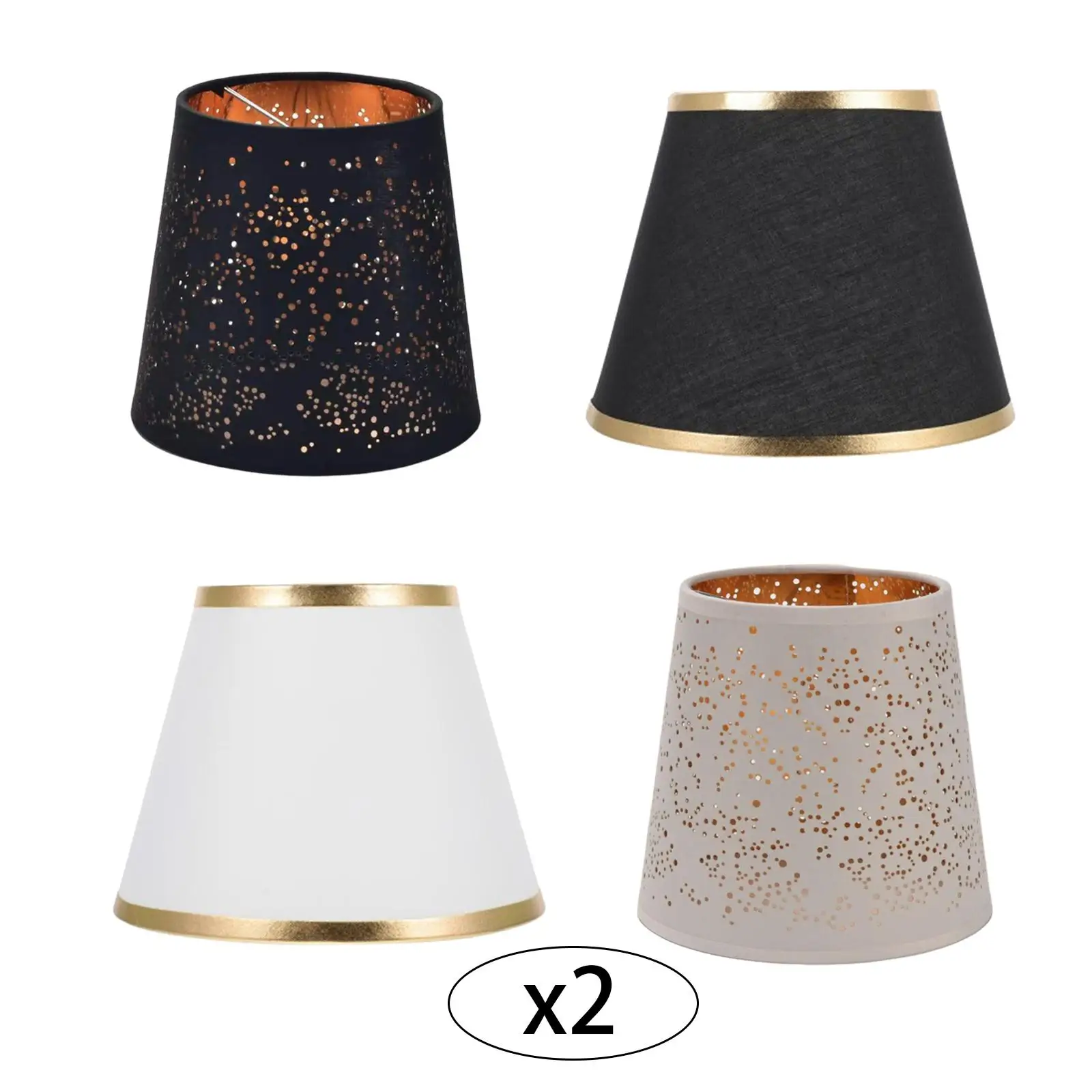 Cloth Lampshade Lamp Cover Chandelier Table Lamp Accessory Lamp Dust Hollow Out Cover