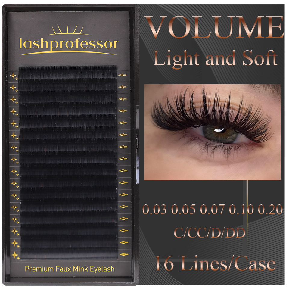 Best of Lashprofessor All Sizes Individual Eyelash Natural Soft Russian Silk Eyelashes Faux Mink Matte Black Premium Eyelashes Extension Reviews & Tips