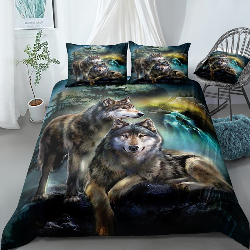 wolf duvet cover