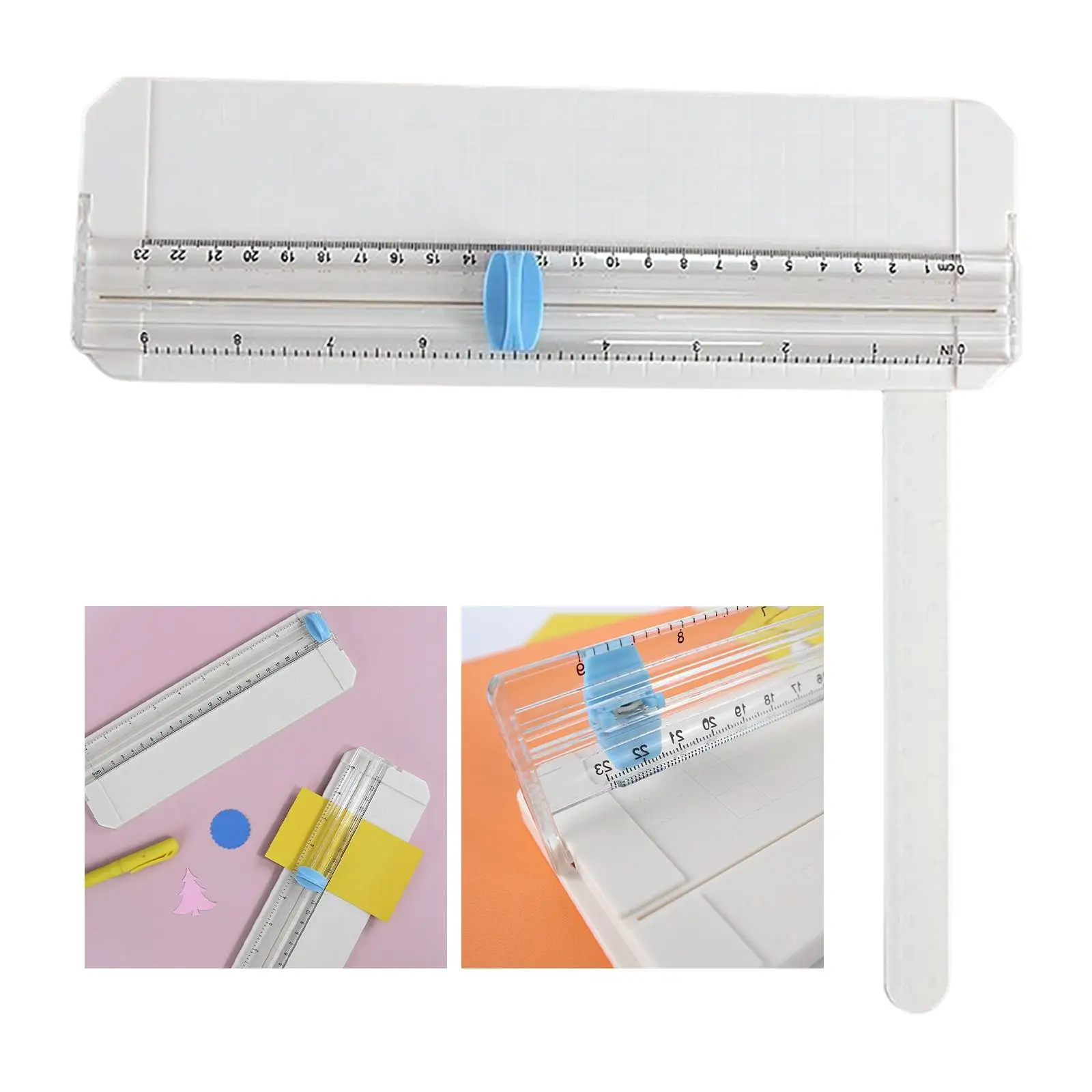 Adjustable Paper Cutter Craft Supplies Cutting Blade Cutting Tool 23cm Paper Trimmer for Craft Paper Scrapbooking Greeting Cards