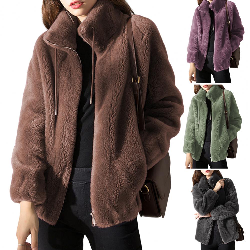 Title 1, Chic Women Winter Jacket Thermal Winter Coat Zi...