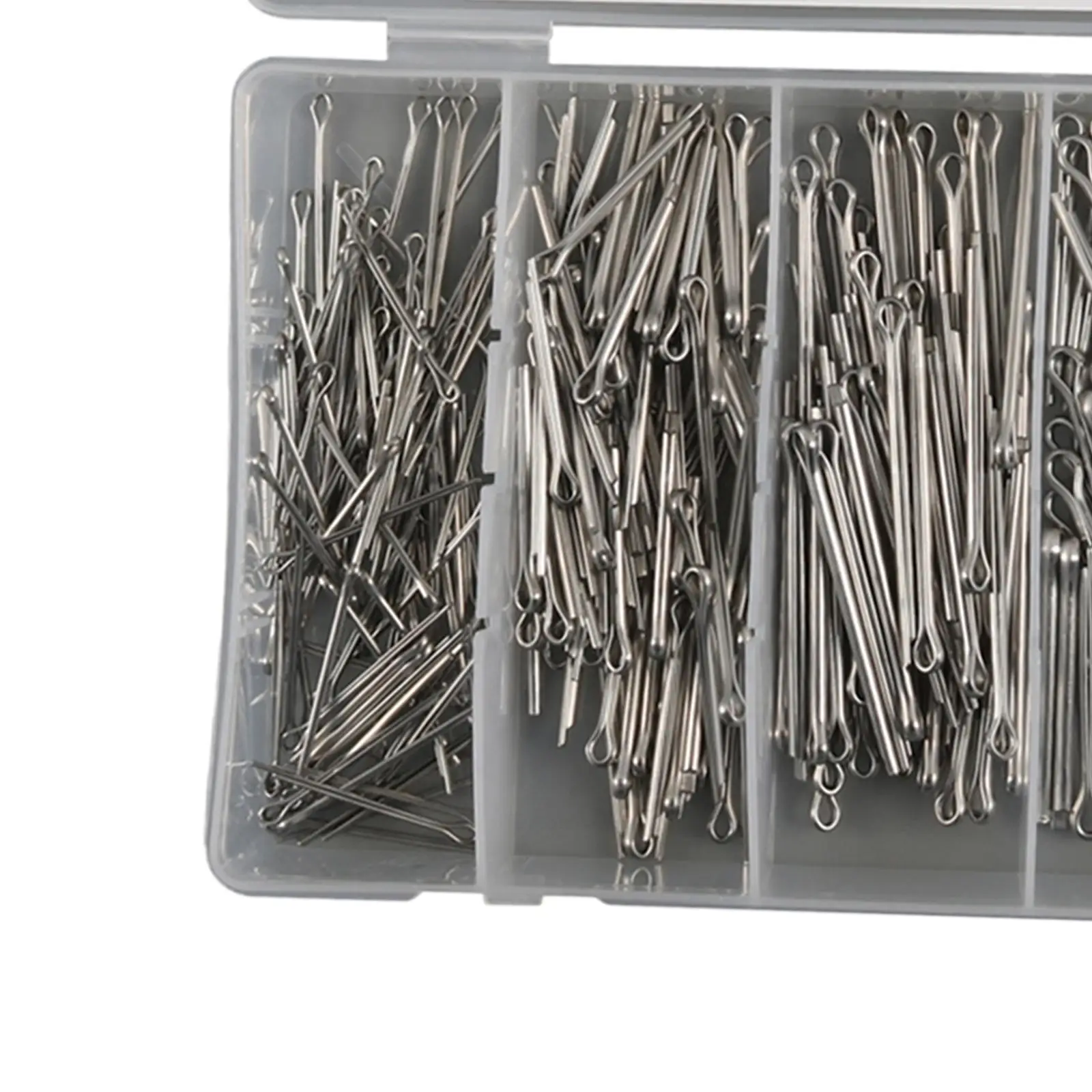 340 Pcs Holds Pins or Castle Nuts in Place Cotter Pin Assortment Split Pin Fastener Clips Straight Hairpins for Car Garage