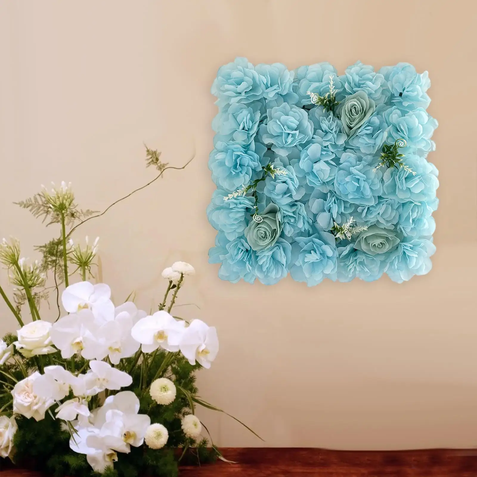 DIY Arch Flower Row Background Romantic for Ceremony Anniversary Baby Shower