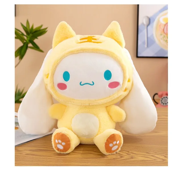 Sanrio Kawaii Cinnamoroll Cachorro Pelúcia Brinquedos De Travesseiro  Animais Conforto Bonecas Macias Crianças Presente De Aniversário Desenho  Animado Anime AFHU - Corre Que Ta Baratinho