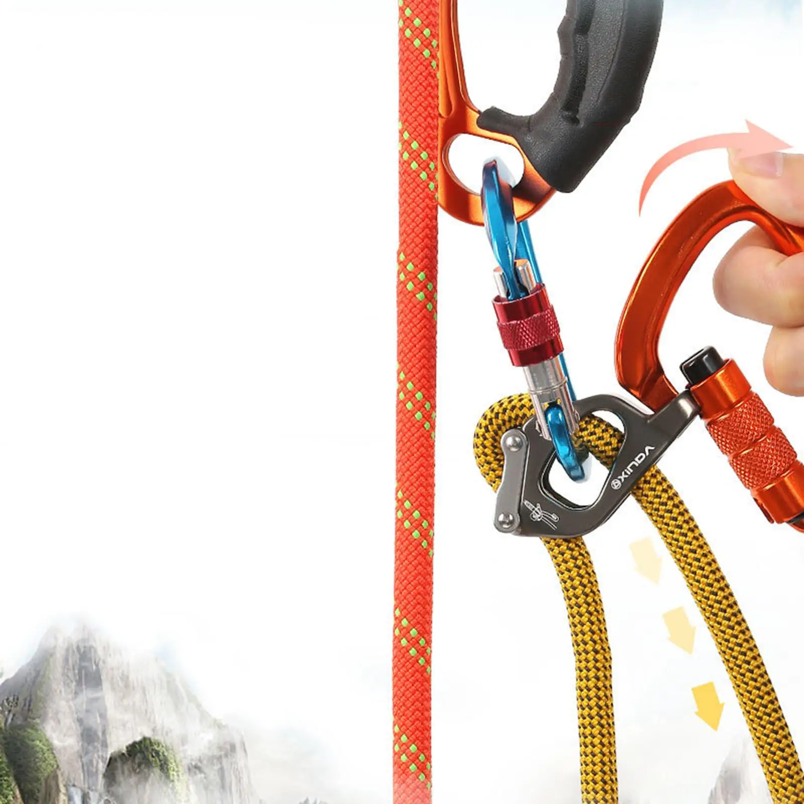 Safety Positioning Lanyard Harness Rope  Belt Cord Anti-Climbing