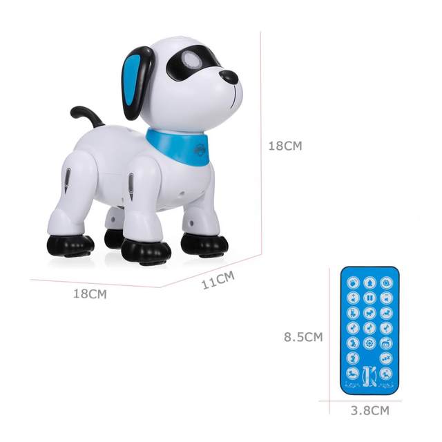 Brinquedo Cachorro Robô de Controle Remoto Sortido faz 360