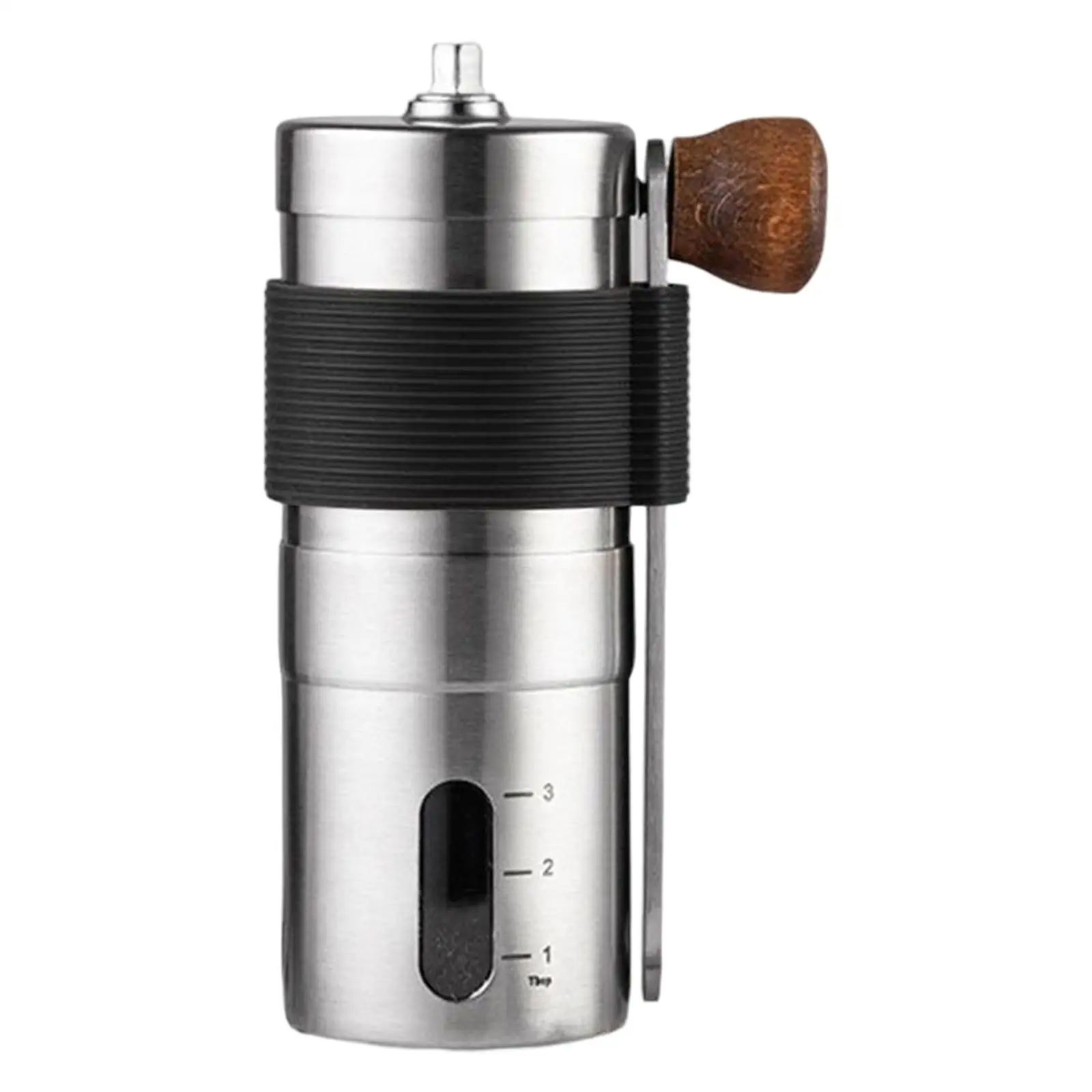 Stainless Steel Ceramic Manual Burr Coffee Grinder Spice/Nuts Grinding Mill for Office Picnic Hiking