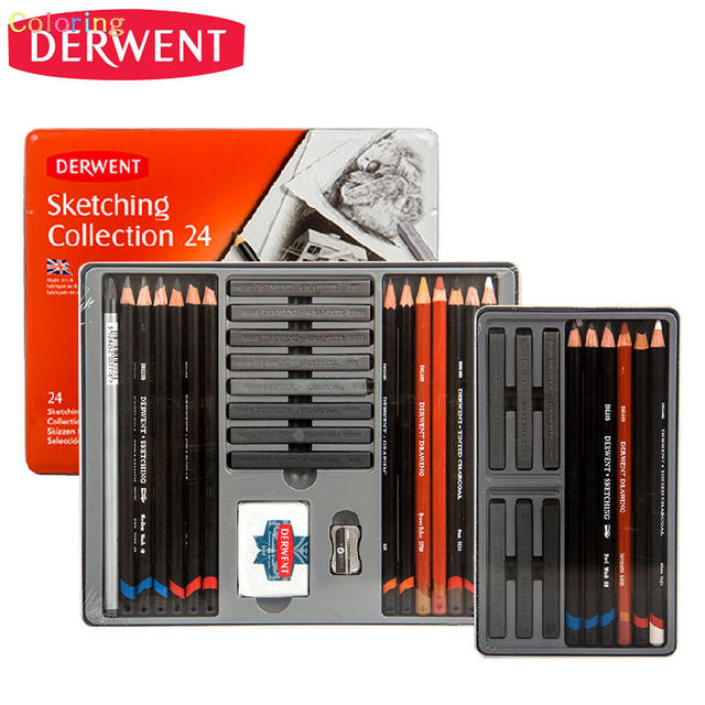 Derwent Sketching Collection 24-Pencil Set