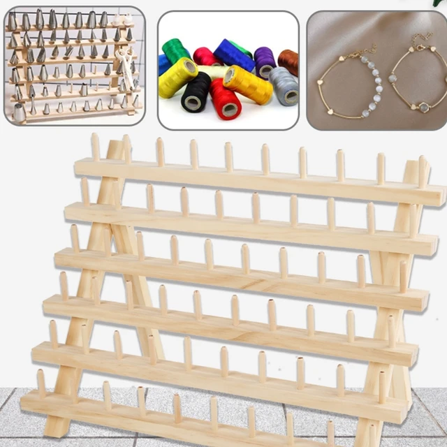  4 Pack Sewing & Embroidery Thread Rack Wall-Mounted Thread  Holder Metal Sewing Organizer
