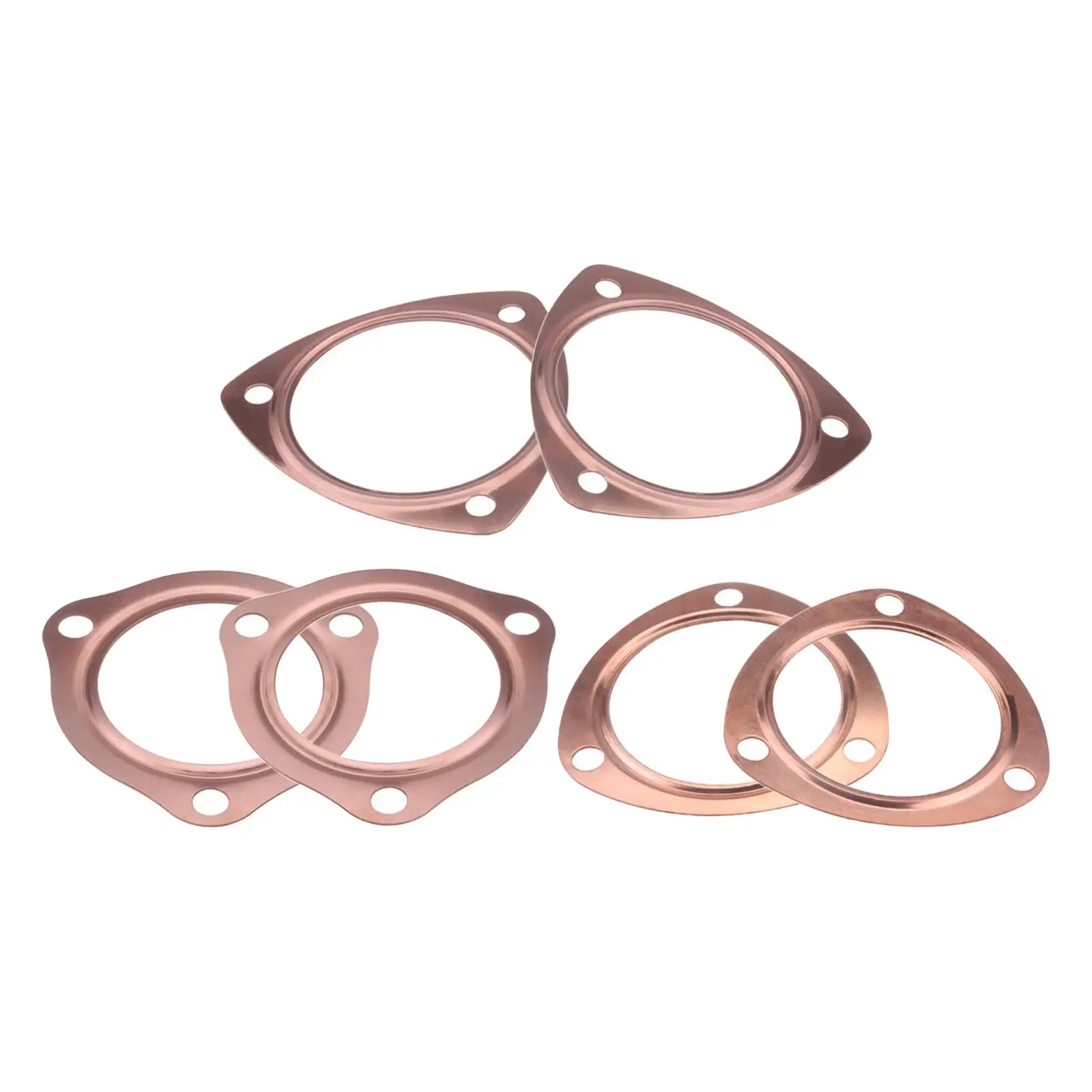 Copper Collector Gasket Anti Scratch Wear Resisting Anti Strike for Sbc Bbc 302 350 454 Car Direct Replaces Spare Parts