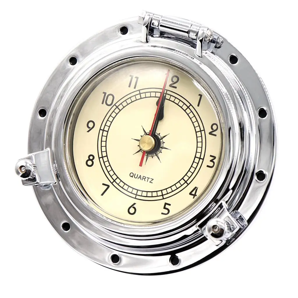 1Pc Vintage Clock Decor for Navigation Marine RV Yacht Boat SUV