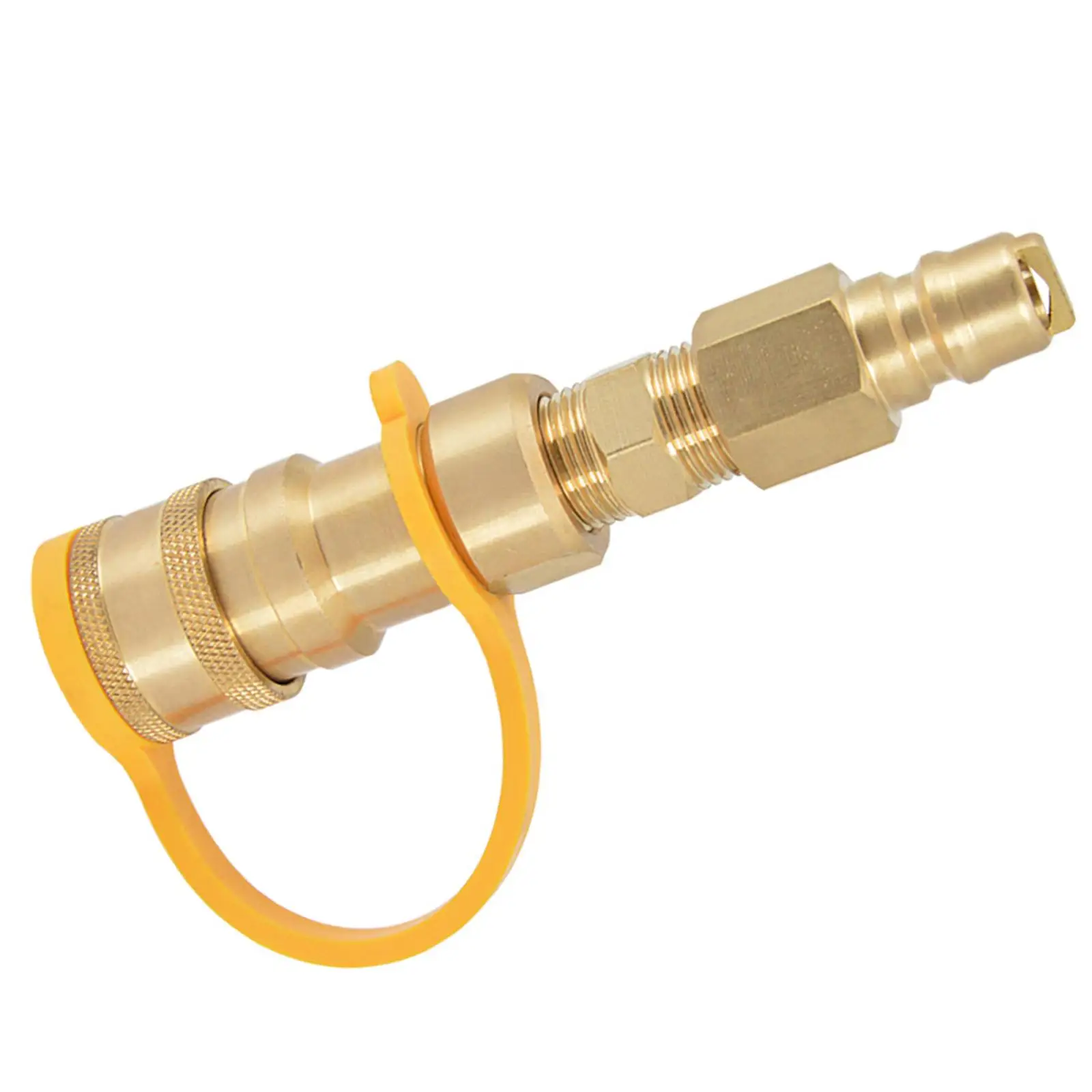 Propane Disposal Adapter Fitting 3/8 inch Gas Quick Connect Fittings for Cooker RV Fire Accessoy