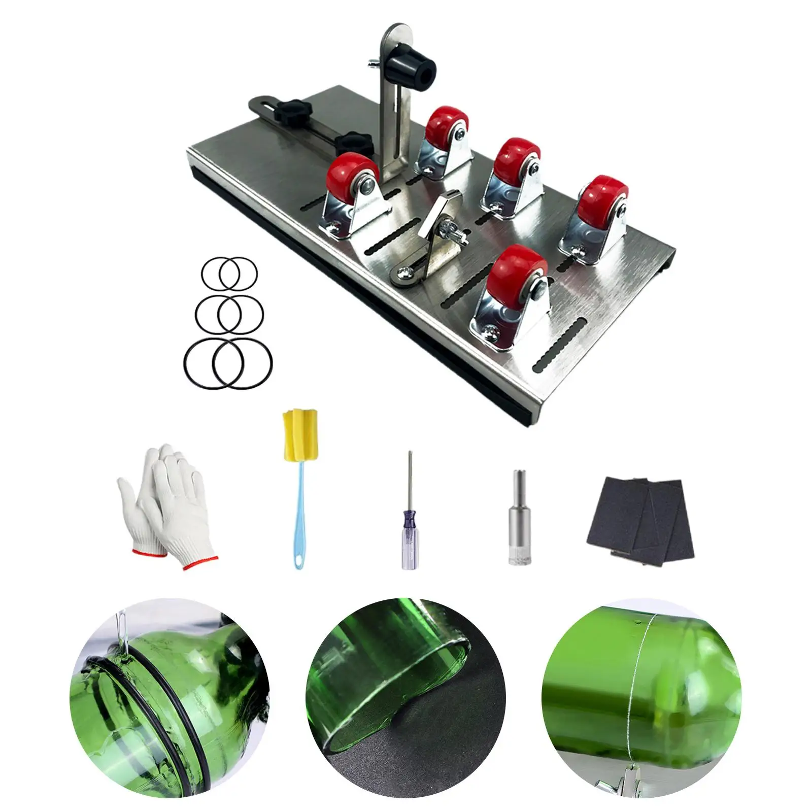 Glass Bottle Cutter Set Multifunctional DIY Project Crafts Professional for