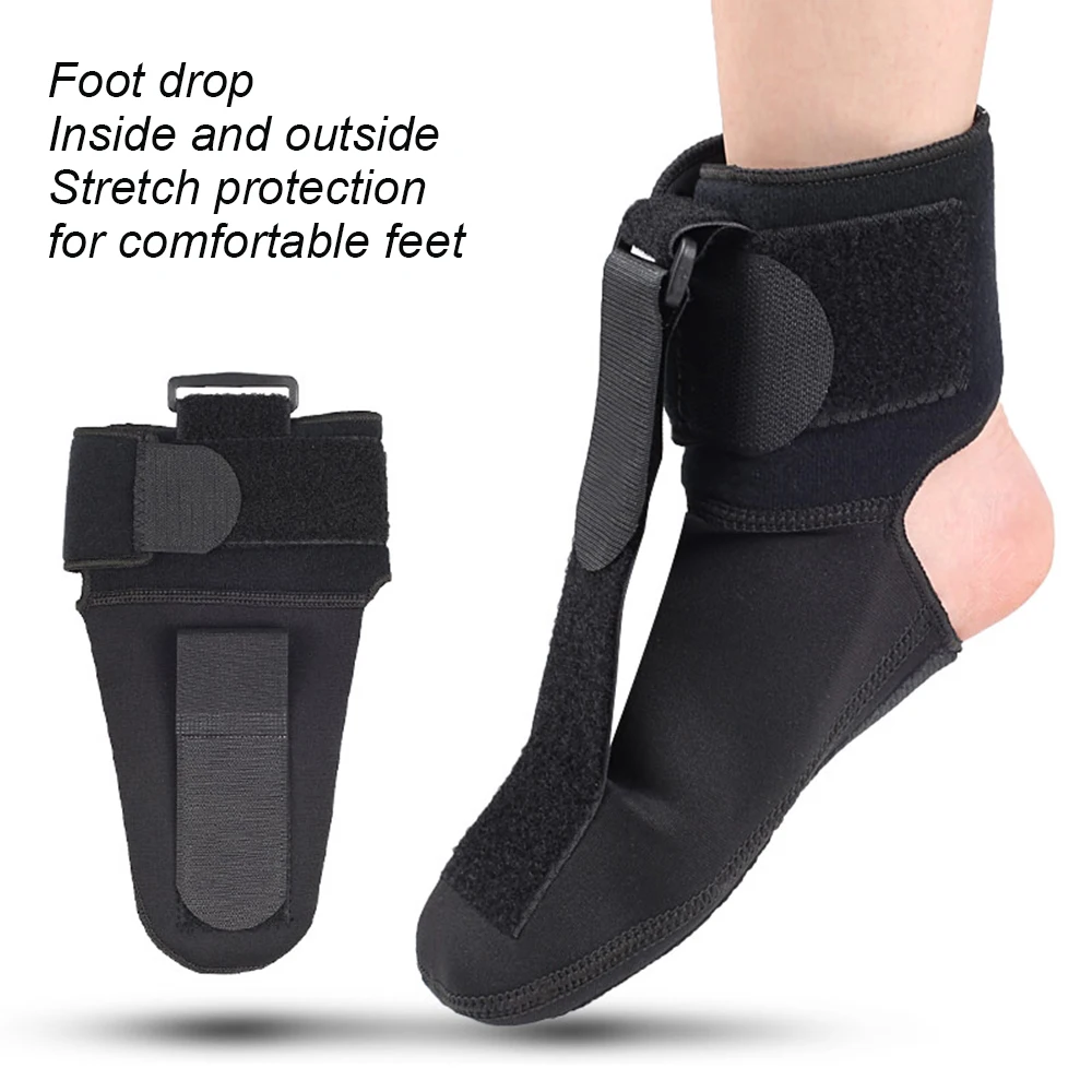 Kompressions-Plantarfasziitis-Nachtschienen-Socke, orthopädische Fußstütze mit Dorsalstropfen, weiche Dehnungs-Stiefelschienen für Füße – Detail 5
