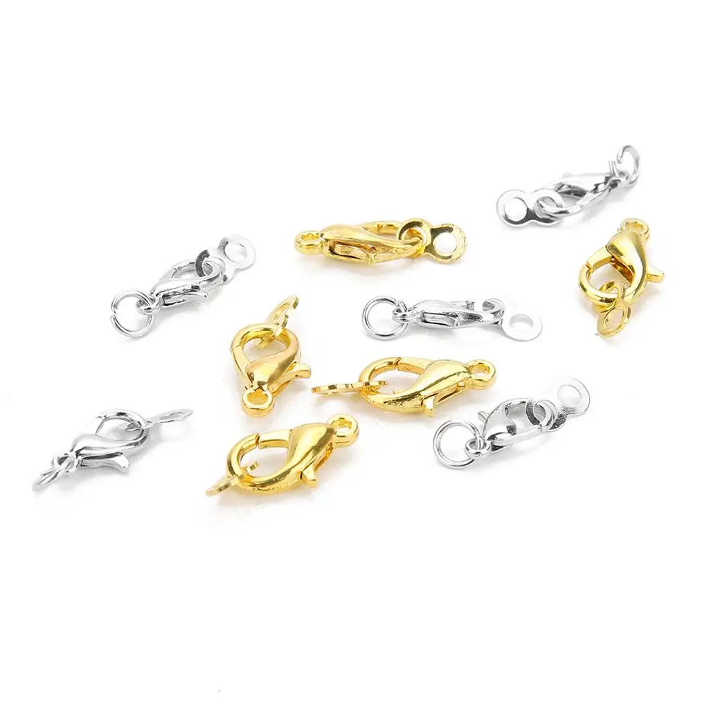 30/Jewelry Lobster Clasp Hooks DIY Necklace Bracelets Findings