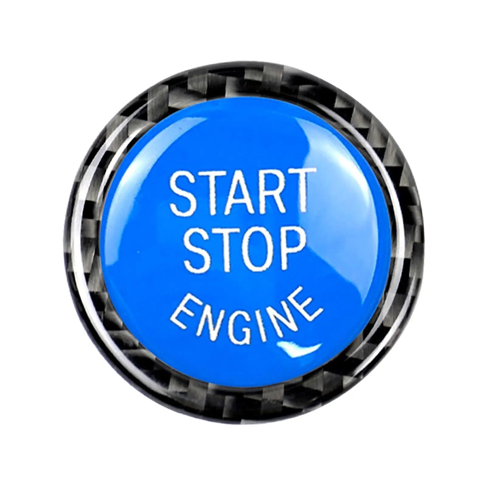 Engine Start Stop Button Cover Replace Cover Anti Scratch Protective Cover Sticker Cover Fit for E90 E92 E93 Accessories