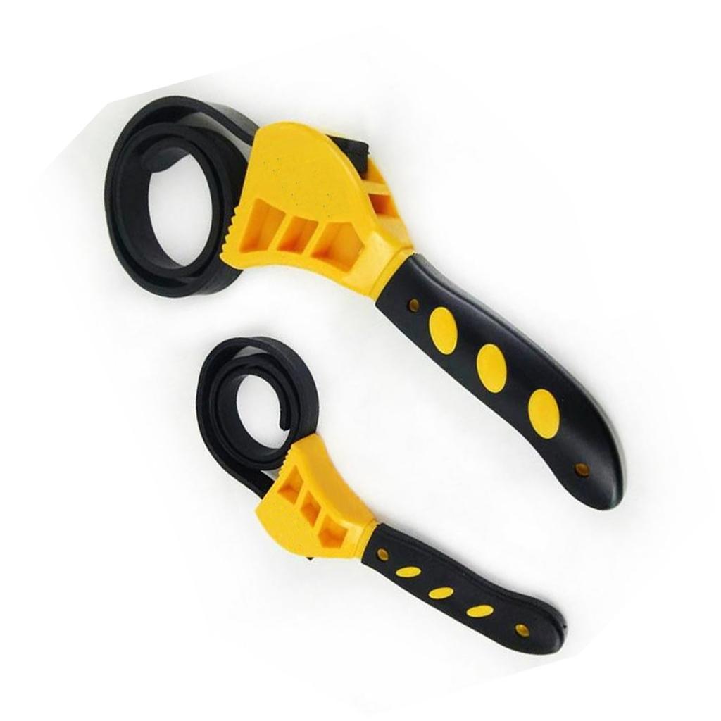 Small, Large Belt Wrench Strap Spanner Car Engine Repair Tool Durable Rubber Belt Length 500mm (9'') or 580mm (22.83'')