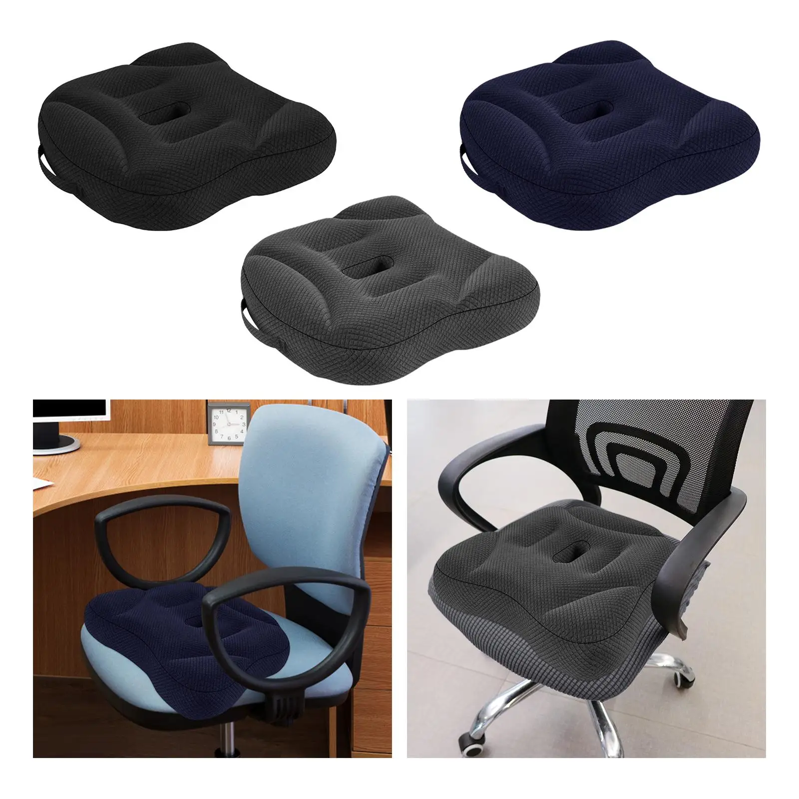 Seat Cushion Pillow Comfortable Breathable Non Slip for Office Chair Pad Ergonomic Seat Pillow Desk Chair Cushion for Driving
