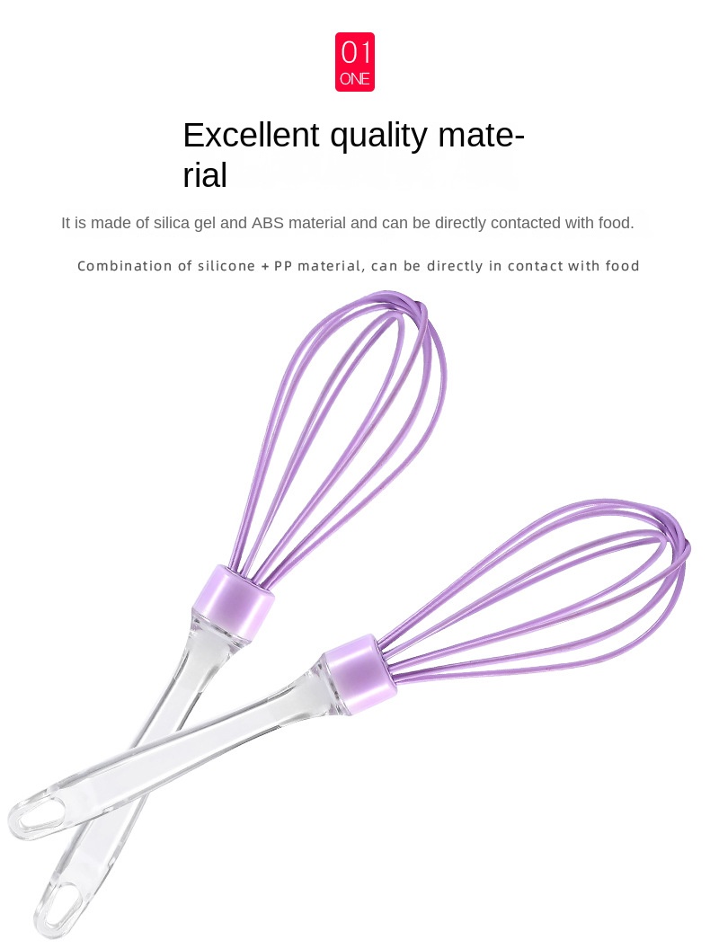 Title 3, 1pc 10-inch manual transparent handle silicone ...