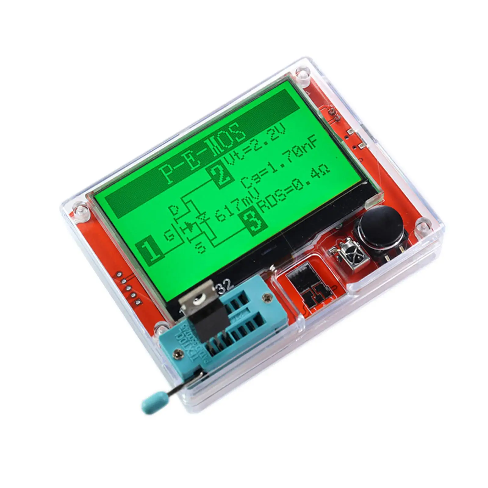 Multifunction Meter PNP LCD Display Graphical Lcr T10H Transistor Tester mos Esr Meter testing Triode Igbt Capacitance Thyristor