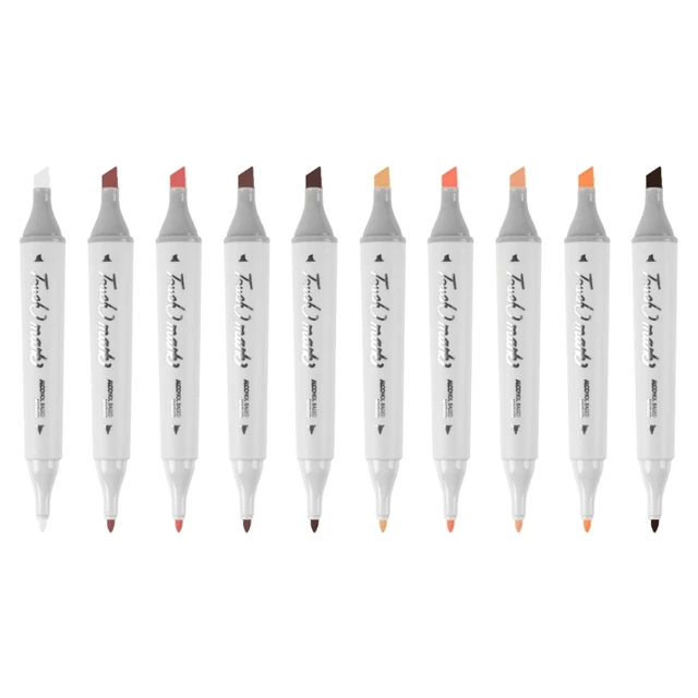 Touchnew Marker Skin Tones Art Markers Pen Artist Dual Headed