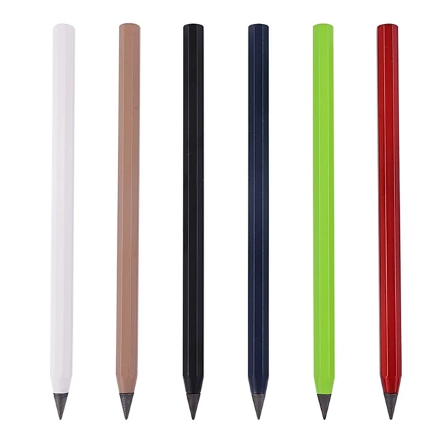 Metal Inkless Pencil No Sharpening Erasable Everlasting Pen
