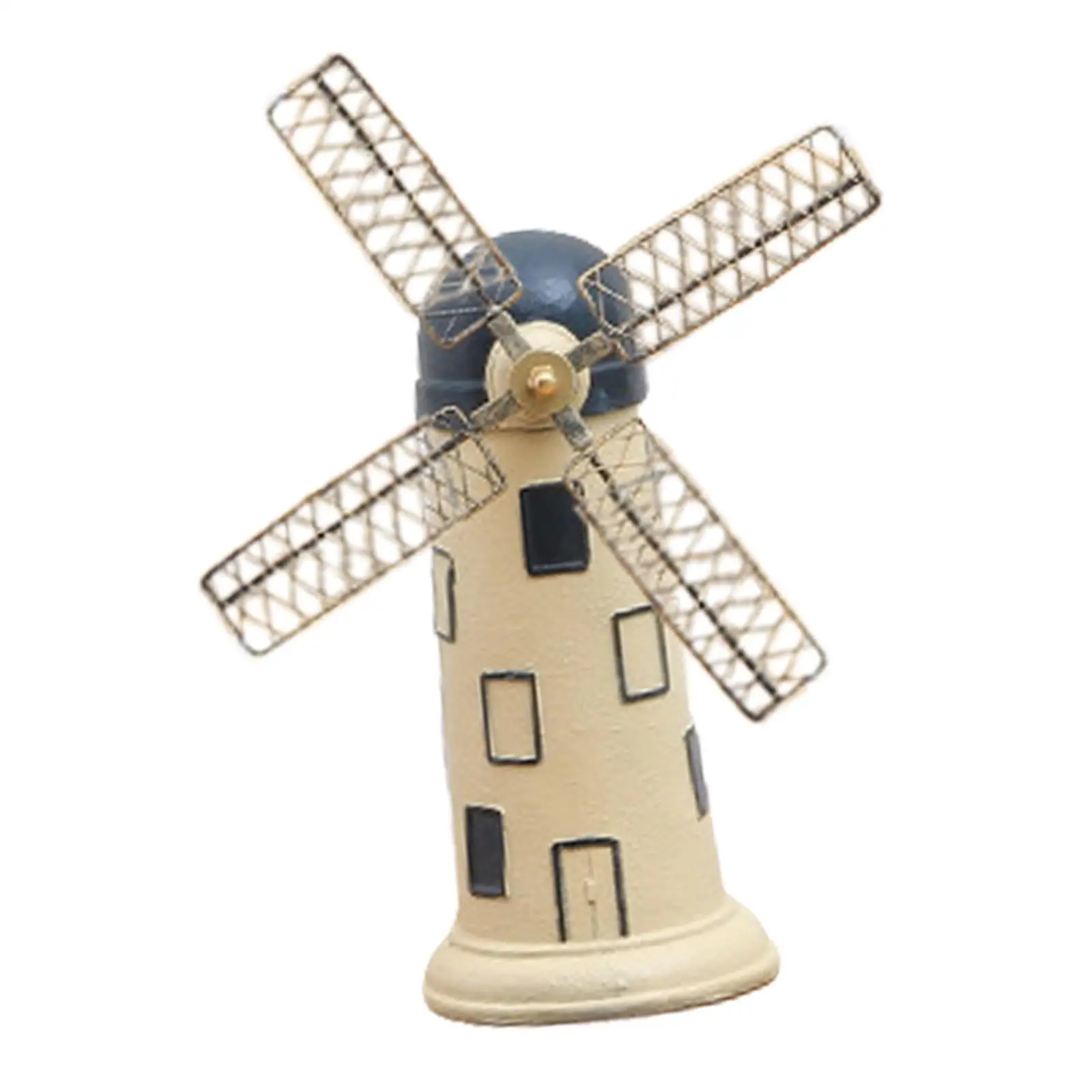 Windmill Phonograph Model Display Ornaments Decorative Classic Resin Crafts for Living Room Tabletop Table Holiday Gifts
