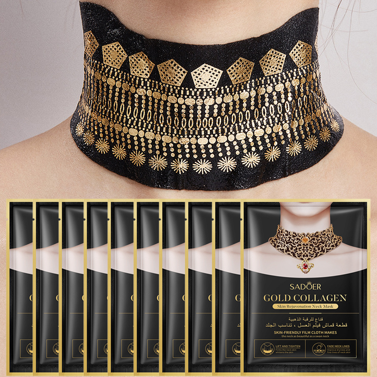 Best of 10pcs Gold Collagen Neck Mask Necks Firming Masks Anti Wrinkle Anti-aging Moisturizing Skincare Beauty Necks Skin Care Products Reviews & Tips