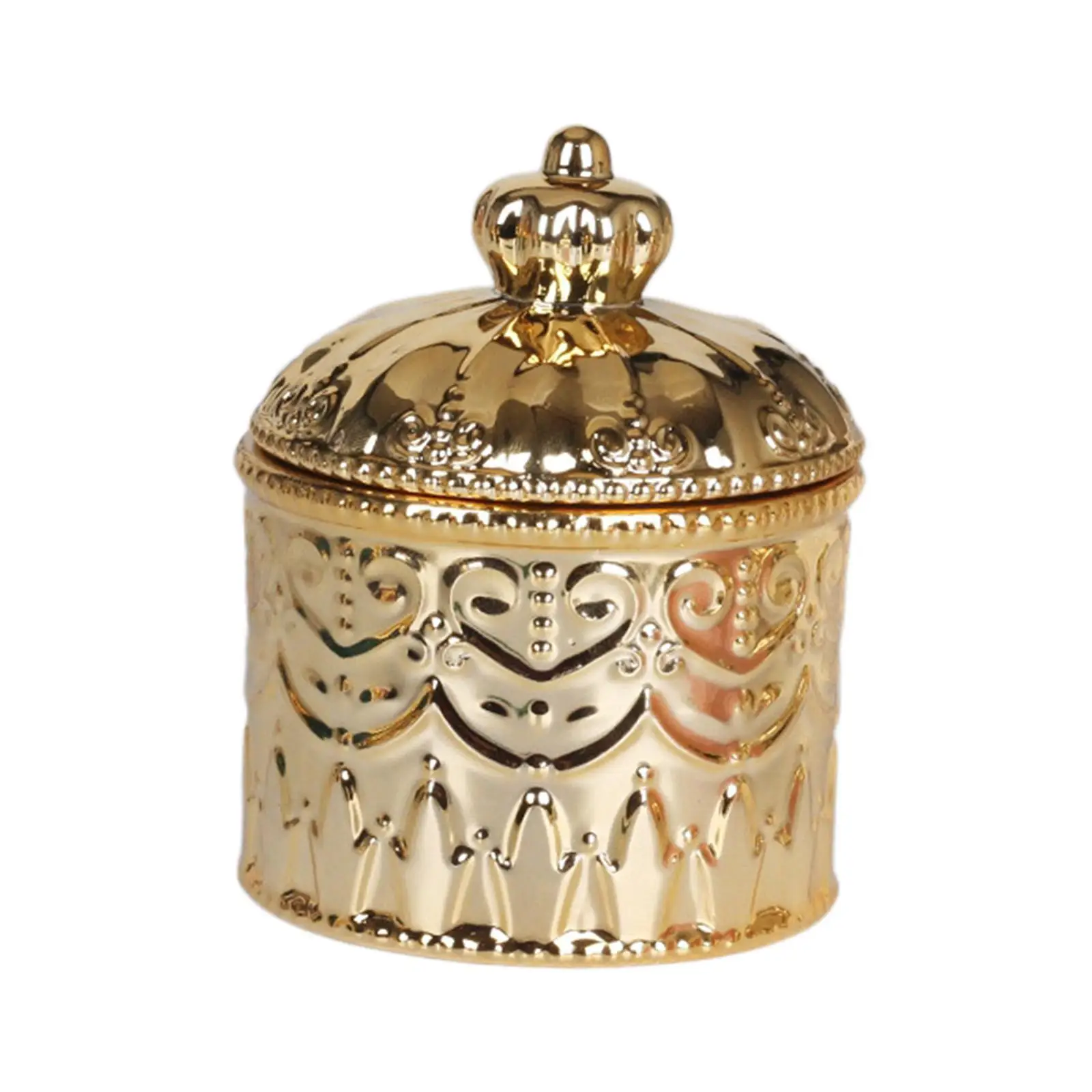 Jewelry Organizer with Lid Decorative jar Storage Jar for Earrings Accessories