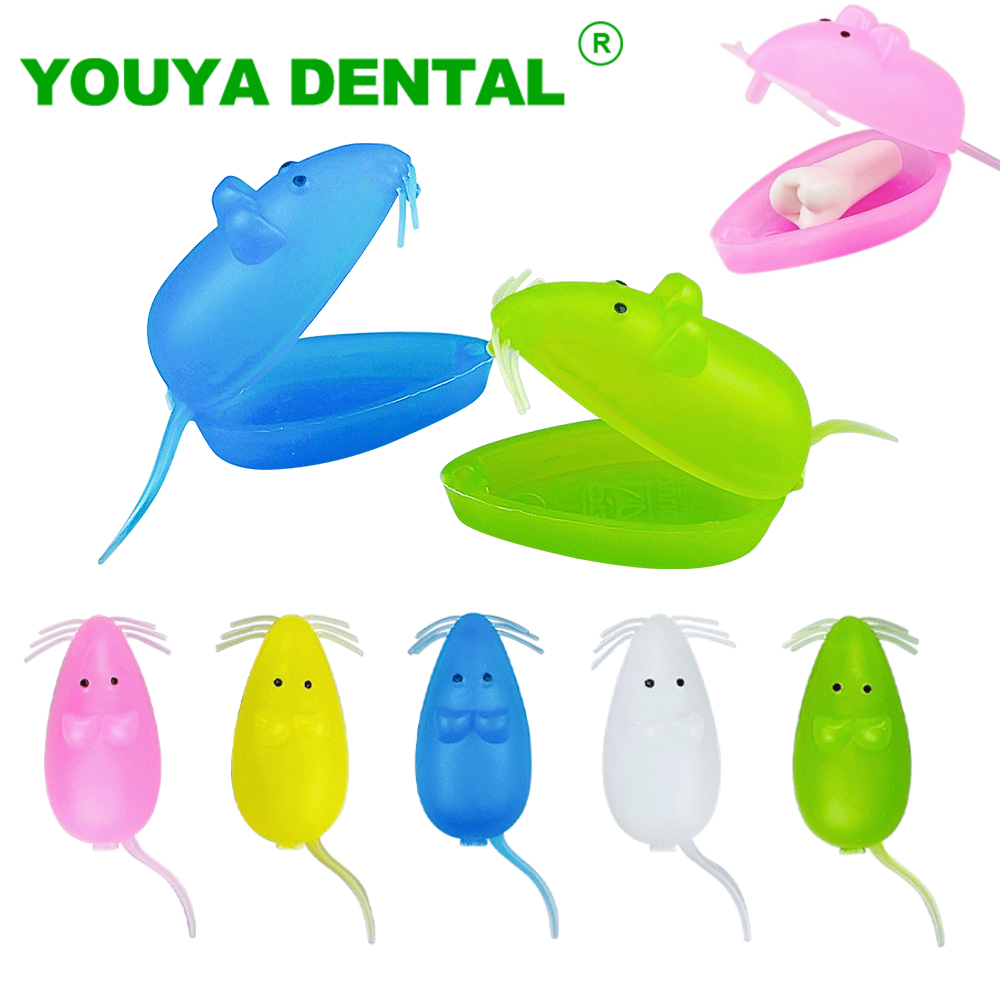 Best of 50pcs Baby Tooth Box Plastic Kids Milk Teeth Case Mouse Shape Save Collect Case Teeth Keepsake Holder First Tooth Newborn Gift Reviews & Tips